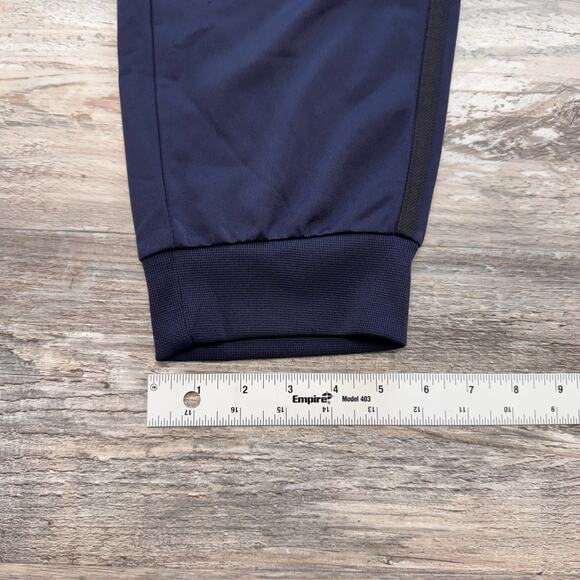 Adidas Primegreen Blue Black 3 Stripes Mens L Tapered Jogger Track Pants‎ Sporty - Picture 5 of 10